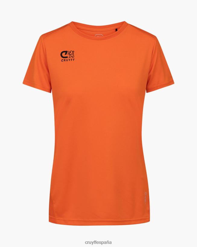 camiseta de entrenamiento Cruyff mujer naranja D6DNB1010 camisa