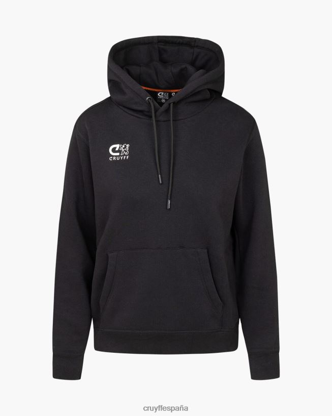 sudadera con capucha core Cruyff mujer negro D6DNB1063 sudadera