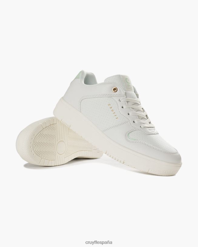interior real Cruyff mujer blanco verde D6DNB945 zapatillas