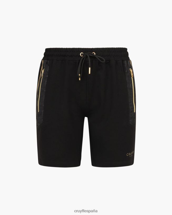 jake corto Cruyff hombres oro negro D6DNB18 bermudas