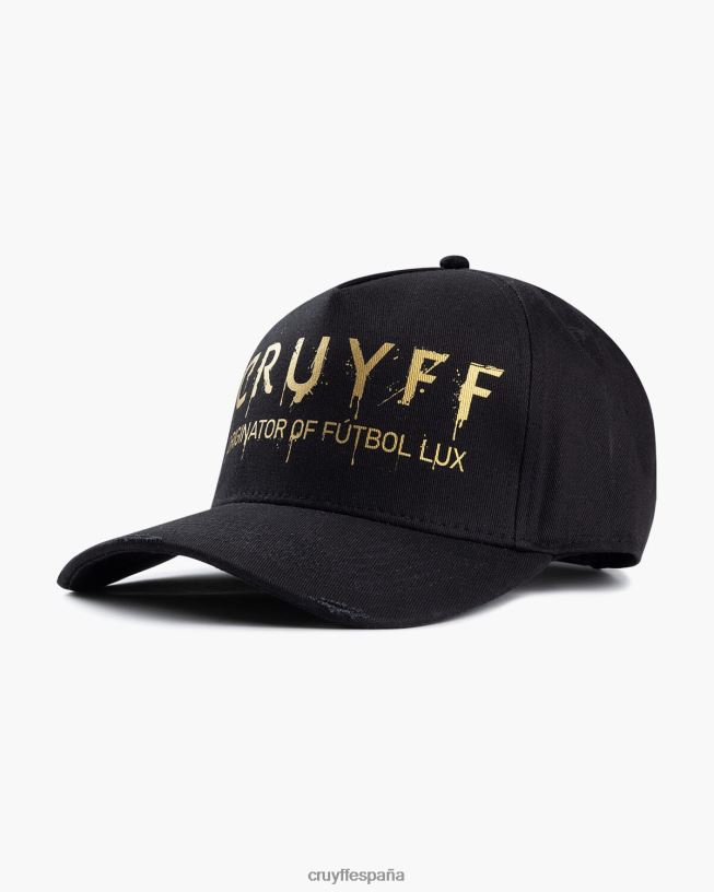 jarra de grafiti Cruyff unisexo negro D6DNB1257 gorra