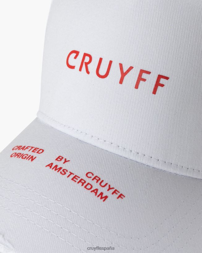 jarra de mica Cruyff unisexo blanco D6DNB1242 gorra