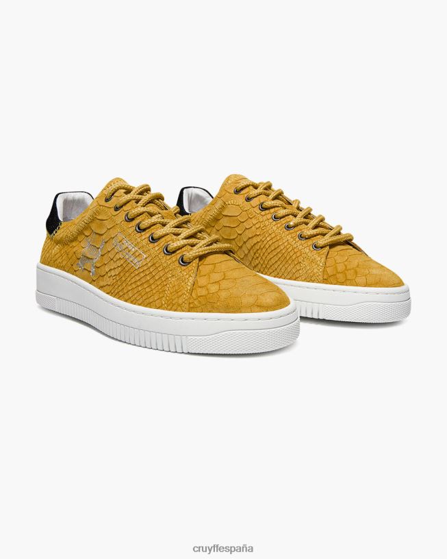 joan-anaconda/cuero ray Cruyff hombres amarillo D6DNB908 zapatillas
