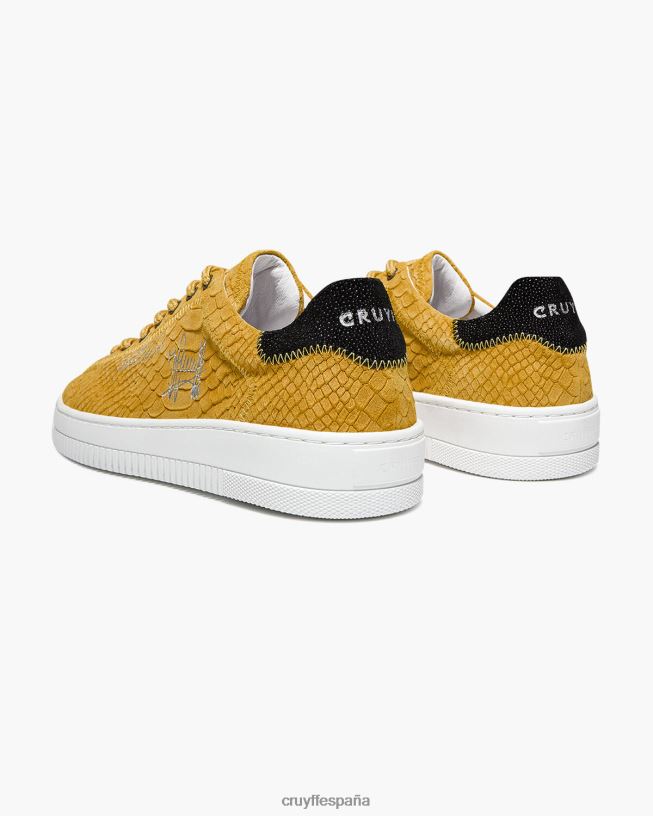 joan-anaconda/cuero ray Cruyff hombres amarillo D6DNB908 zapatillas