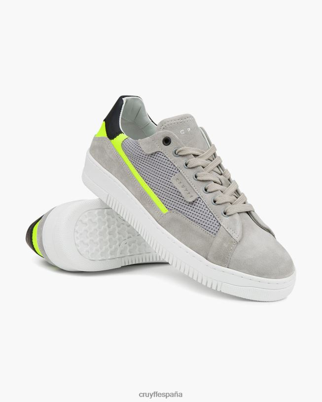 joan respiro-malla suave/cuero mate Cruyff hombres gris D6DNB840 zapatillas