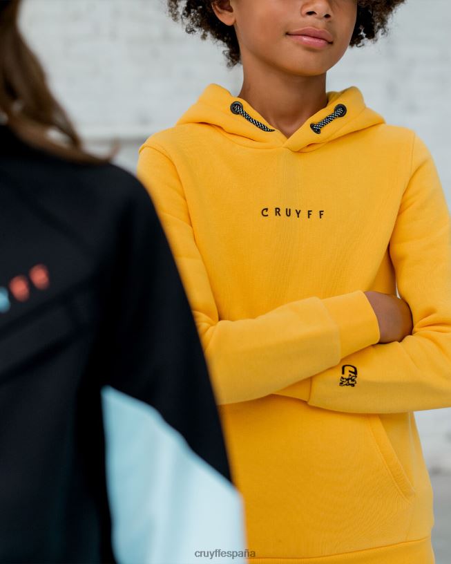 joaquim sudadera con capucha Cruyff hombres amarillo D6DNB1132 sudadera