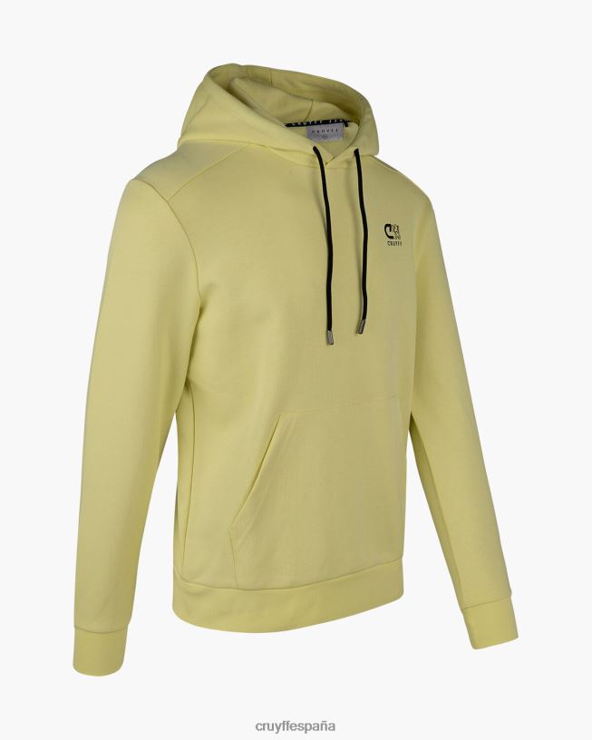joaquim sudadera con capucha Cruyff hombres amarillo D6DNB753 sudadera