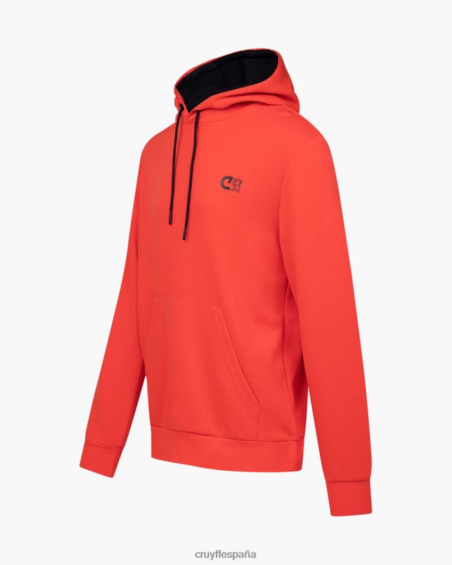 joaquim sudadera con capucha Cruyff hombres rojo D6DNB372 sudadera