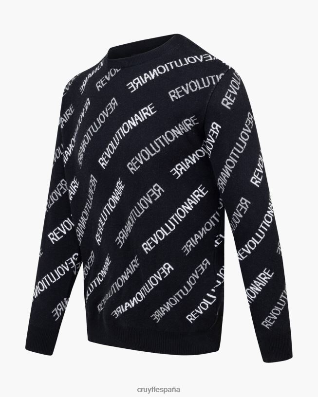 jumper revolucion Cruyff hombres negro D6DNB553 suéter