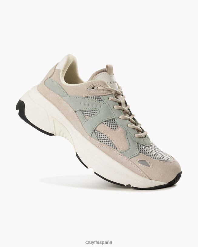 junio Cruyff mujer azul Marrón D6DNB980 zapatillas