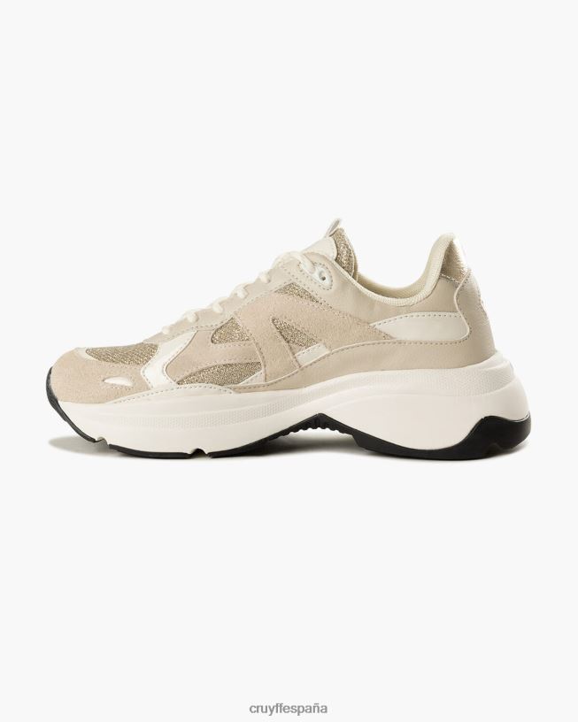 junio Cruyff mujer crema D6DNB948 zapatillas