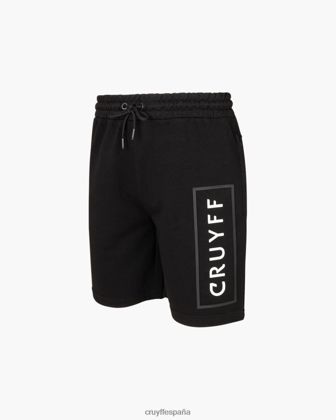 kai corto Cruyff hombres negro D6DNB111 bermudas