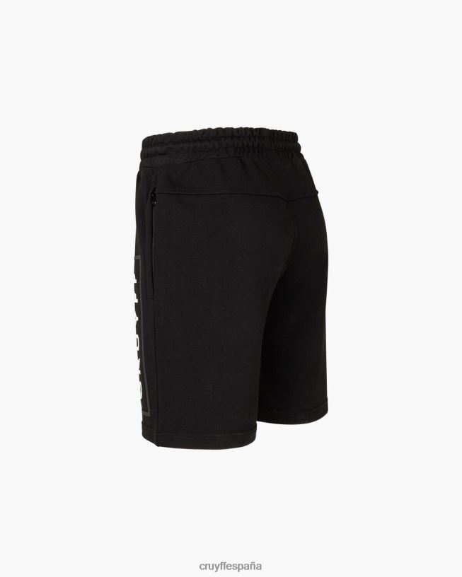 kai corto Cruyff hombres negro D6DNB111 bermudas