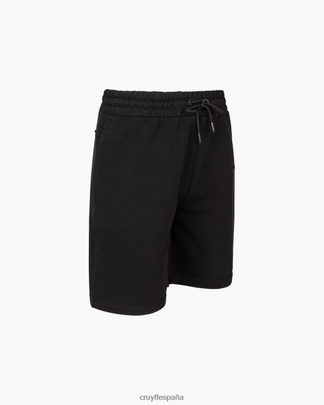 kai corto Cruyff hombres negro D6DNB111 bermudas