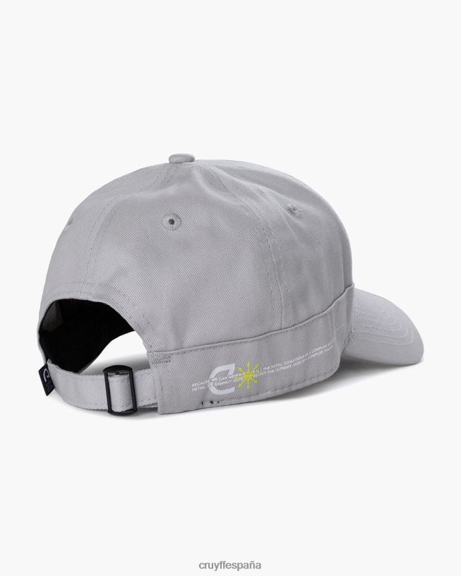 lanzador ayudante Cruyff unisexo gris claro D6DNB1252 gorra