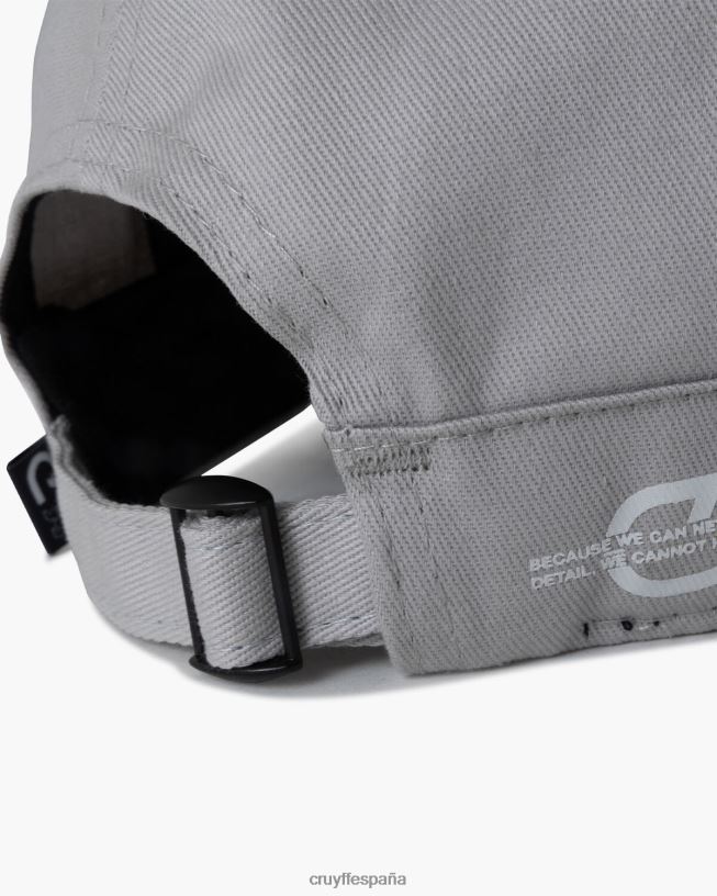 lanzador ayudante Cruyff unisexo gris claro D6DNB1252 gorra