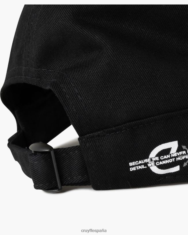 lanzador ayudante Cruyff unisexo negro D6DNB1238 gorra