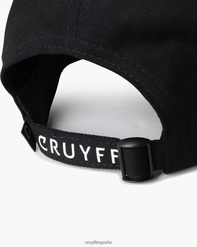 lanzador camden Cruyff unisexo negro D6DNB1235 gorra