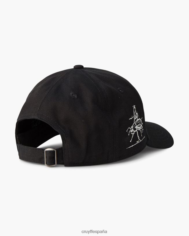 lanzador de paquetes de la ciudad Cruyff unisexo negro D6DNB672 gorra