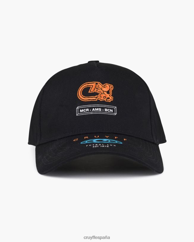 lanzador saúl Cruyff unisexo negro D6DNB1282 gorra