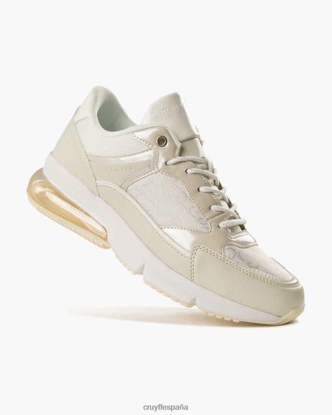 lujo de diamante Cruyff mujer crema D6DNB966 zapatillas