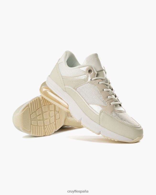 lujo de diamante Cruyff mujer crema D6DNB966 zapatillas