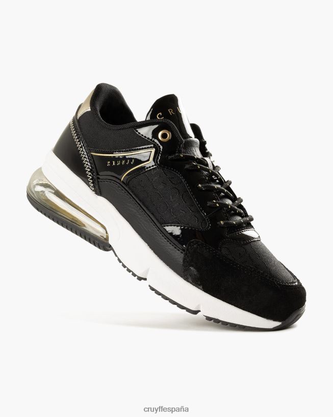 lujo de diamante Cruyff mujer negro D6DNB965 zapatillas