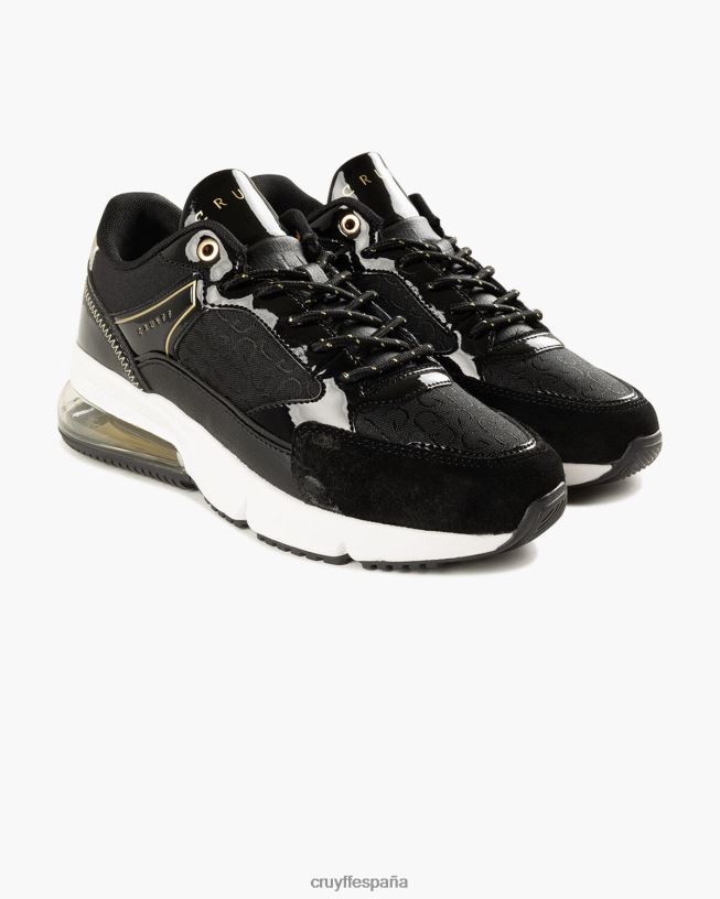 lujo de diamante Cruyff mujer negro D6DNB965 zapatillas