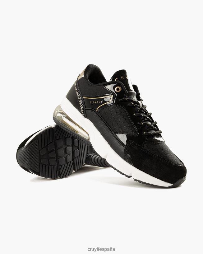lujo de diamante Cruyff mujer negro D6DNB965 zapatillas