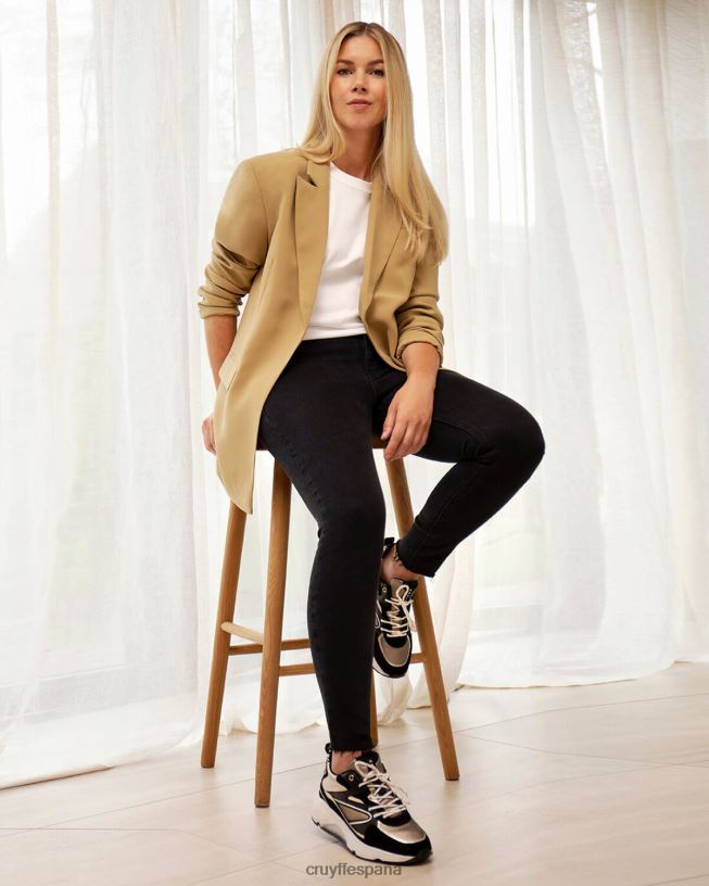 madina audaz Cruyff mujer marrón oscuro D6DNB1044 zapatillas