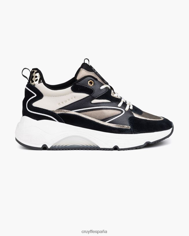 madina audaz Cruyff mujer marrón oscuro D6DNB1044 zapatillas