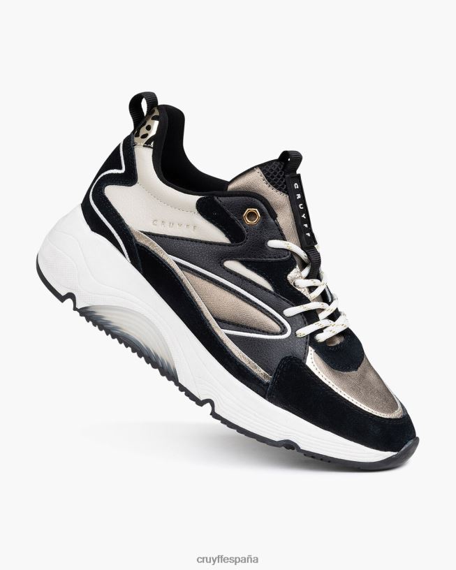 madina audaz Cruyff mujer marrón oscuro D6DNB1044 zapatillas