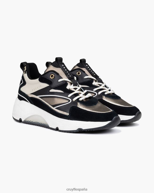 madina audaz Cruyff mujer marrón oscuro D6DNB1044 zapatillas