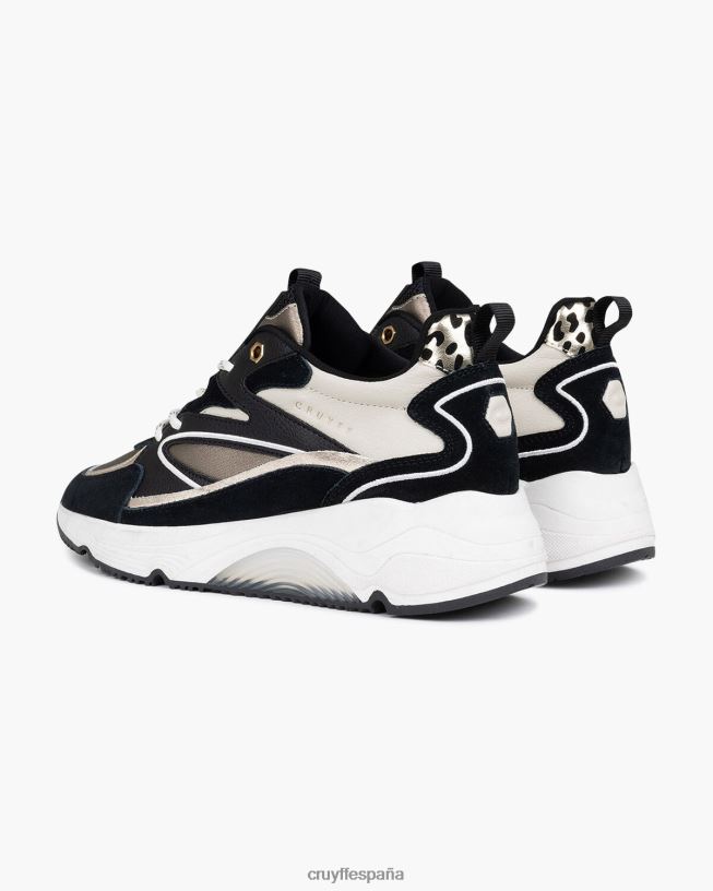 madina audaz Cruyff mujer marrón oscuro D6DNB1044 zapatillas