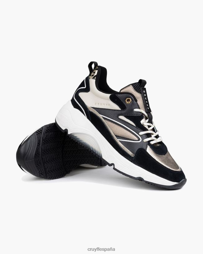 madina audaz Cruyff mujer marrón oscuro D6DNB1044 zapatillas