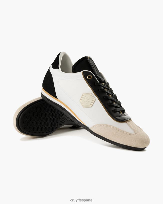 maleficio de vanenburg Cruyff hombres Oro blanco D6DNB118 zapatillas