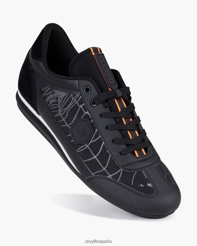 maleficio de vanenburg Cruyff hombres negro/naranja D6DNB382 zapatillas