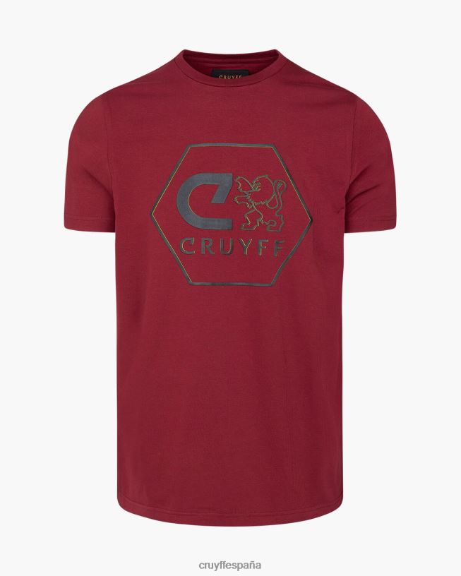 manuel tee Cruyff hombres Burdeos D6DNB589 camiseta