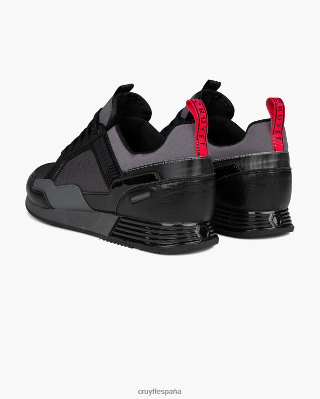 maxi Cruyff hombres gris negro D6DNB776 zapatillas