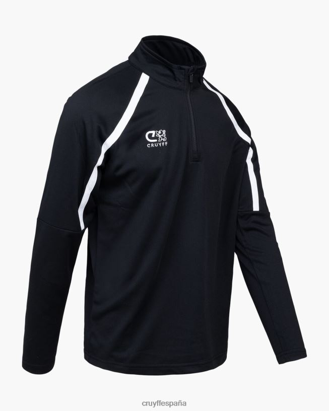 media cremallera con giro técnico Cruyff hombres blanco negro D6DNB661 sudadera