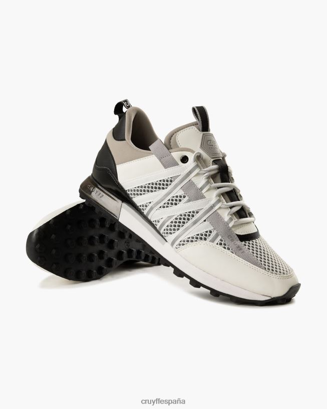 miedo Cruyff hombres blanco amarillo D6DNB44 zapatillas