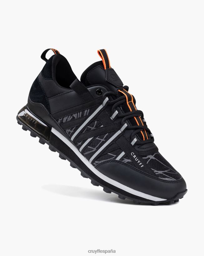 miedo Cruyff hombres negro/naranja D6DNB1322 zapatillas