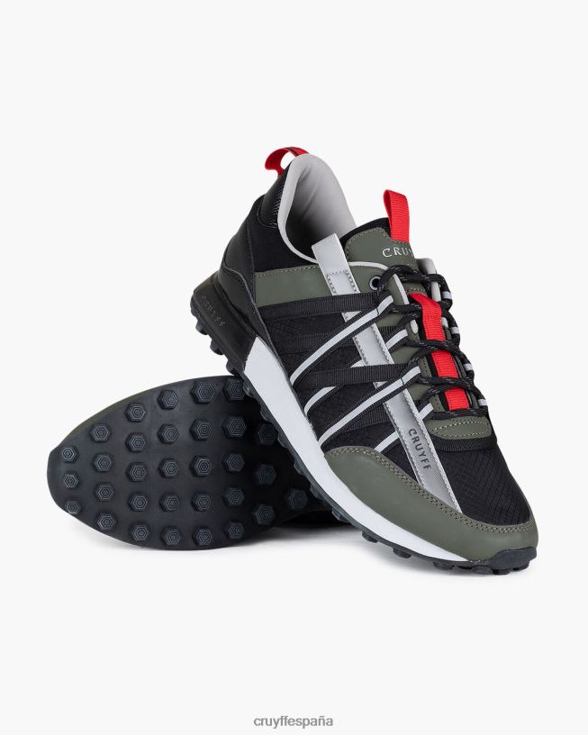miedo Cruyff hombres verde rojo D6DNB744 zapatillas