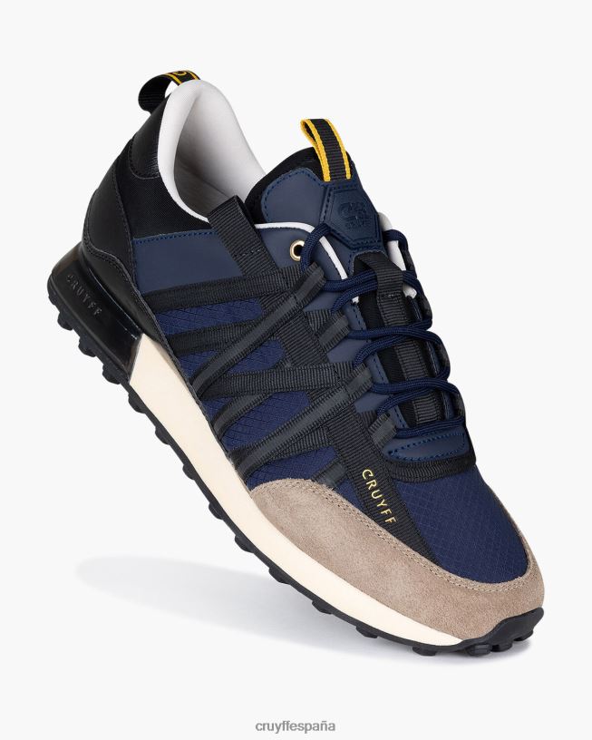 miedo Cruyff mujer azul marino/amarillo D6DNB356 zapatillas