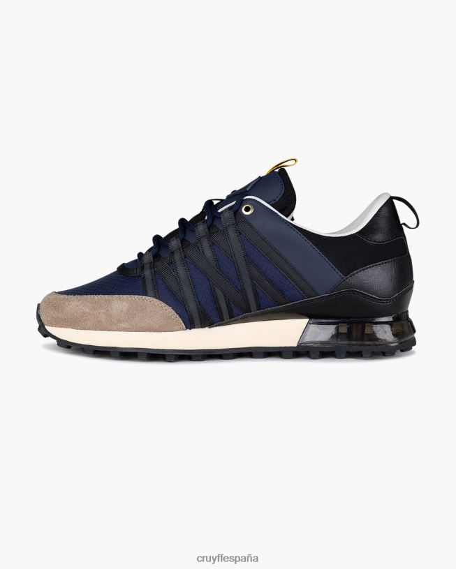 miedo Cruyff mujer azul marino/amarillo D6DNB356 zapatillas