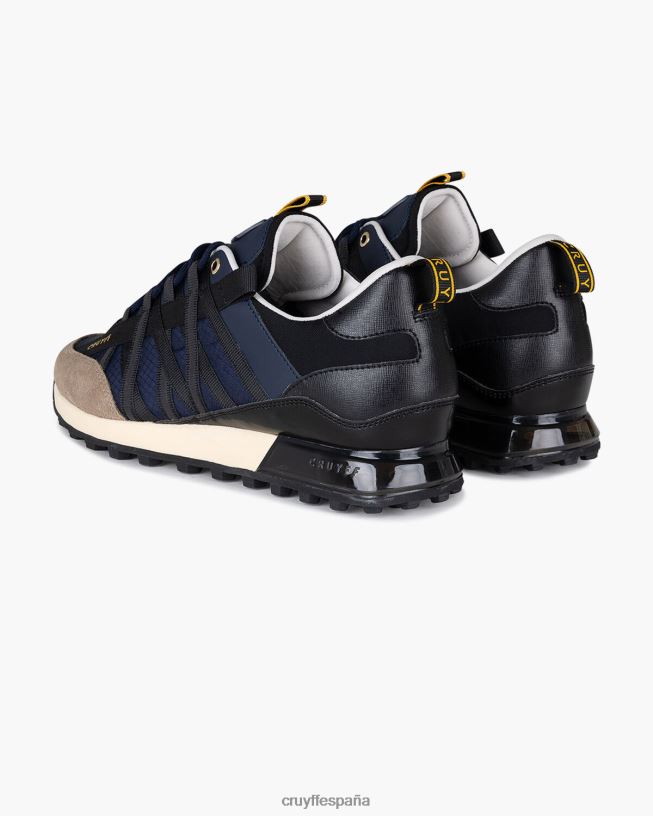 miedo Cruyff mujer azul marino/amarillo D6DNB356 zapatillas