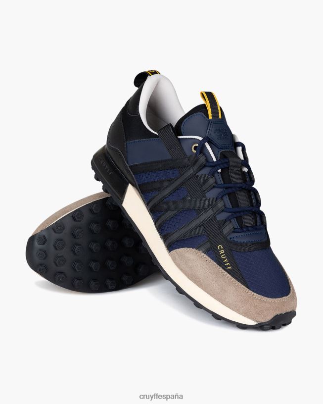 miedo Cruyff mujer azul marino/amarillo D6DNB356 zapatillas