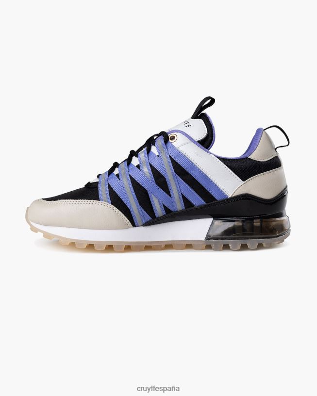 miedo Cruyff mujer crema/negro/violeta D6DNB1038 zapatillas