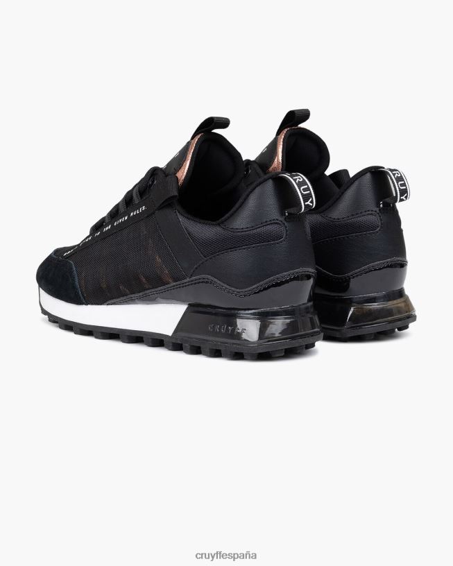 miedo Cruyff mujer negro/oro rosa D6DNB1034 zapatillas