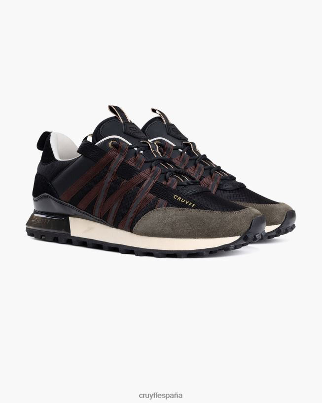 miedo Cruyff mujer verde negro D6DNB357 zapatillas